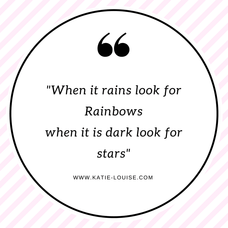 When it rains look for Rainbows